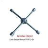 Extended Labor-Saving Cross Tire Socket Wrench