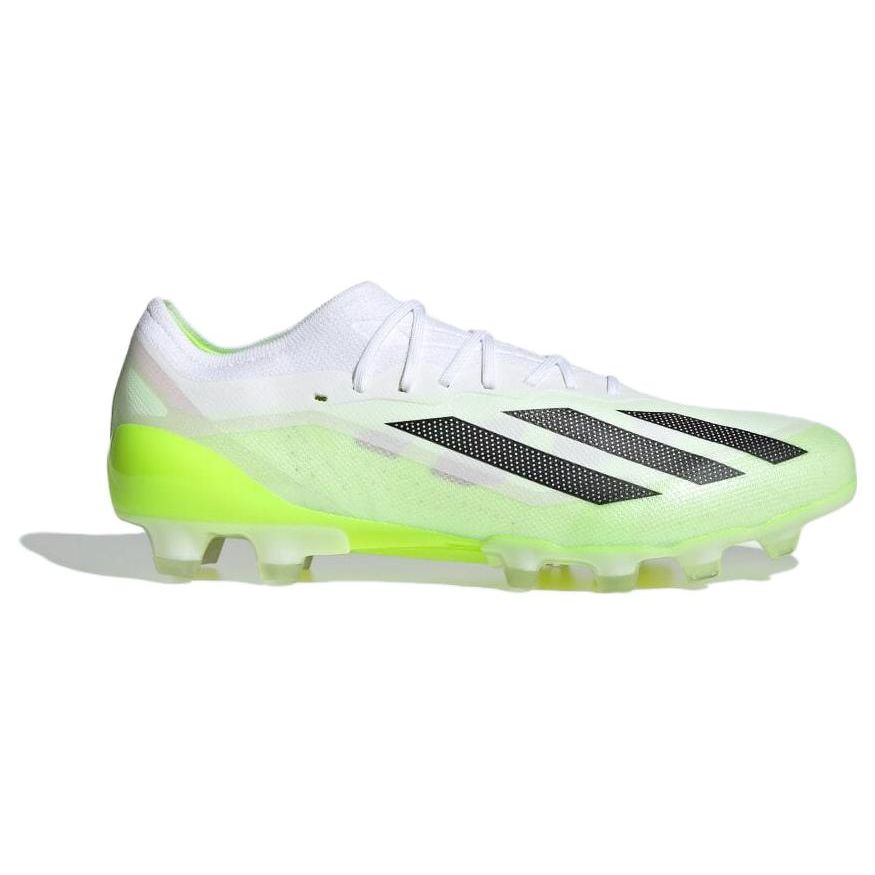 Adidas X Crazyfast.1 Rund tå Snøresko HG (Gummi Korte Pigger) Sklisikre Slitesterke Fotballsko Herre Fotballsko Hvit Grønn IE4205