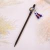 Tassel Wooden Hairpin: Chinese Style Ethnic Hanfu and Qipao Accessory