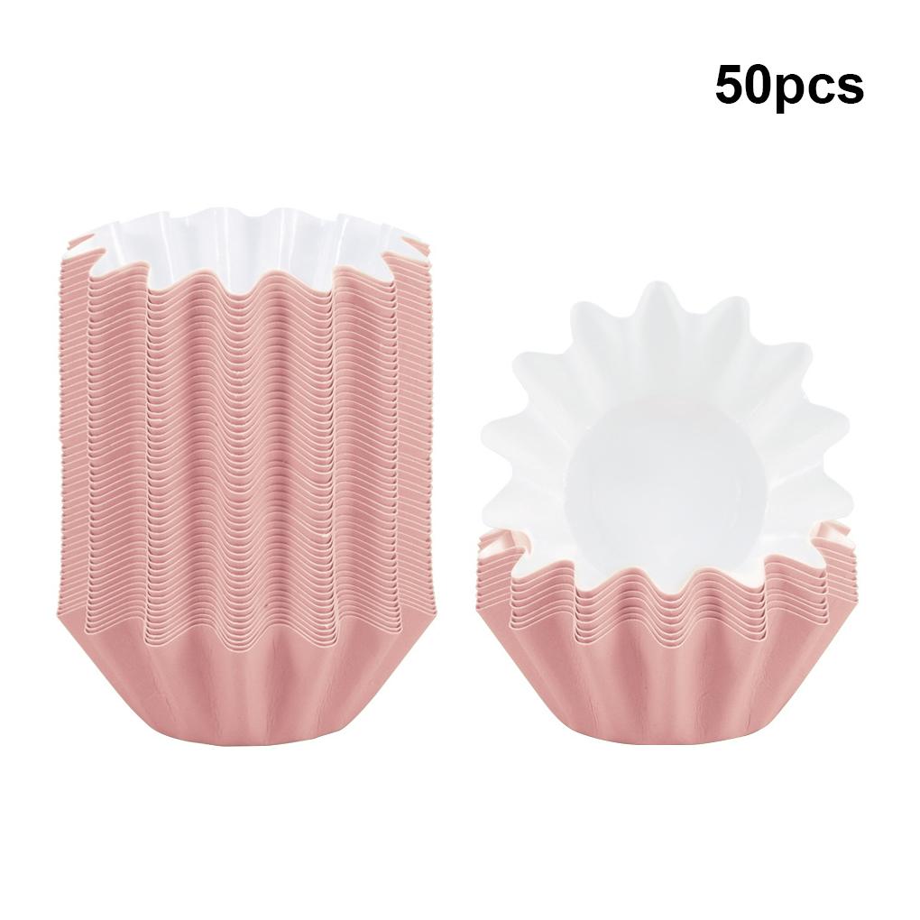50 Pieces/Set Birthday Cupcake Liners Heats Resistant Cake Dessert Cup Cookie Case Holder Kitchen Bakery Wrapper Baking Tool