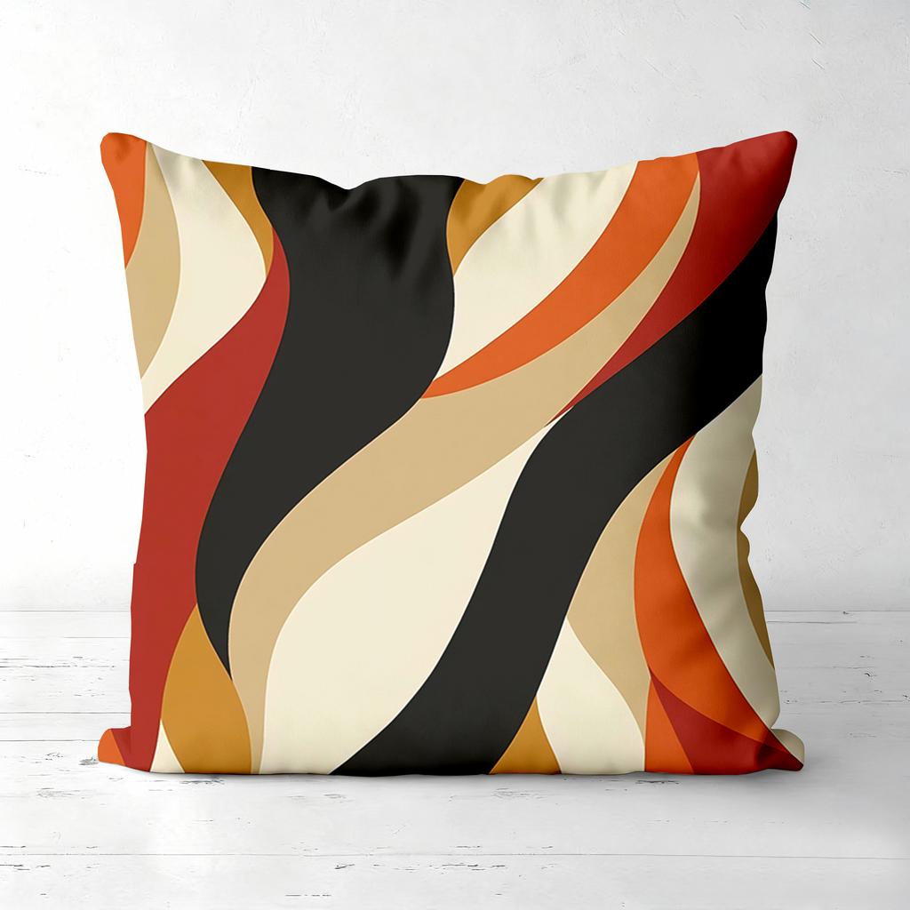 Retro Style Geometric Pattern Decorative Throw Pillows Polyester pillowcase, sofa decorative cushion cov Headboard Pillow