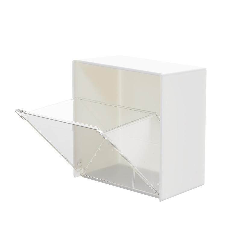 

1/2/4PCS Cotton Box Storage Transparent Swab Container Desktop Dust-Proof Makeup Removal Cotton Lipstick Cosmetics Boxes Acrylic