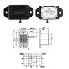 Alarm Buzzer DC 12V 85dB Mini Electronic Alarm Buzzers Constant Tone Active Mechanical Buzzer