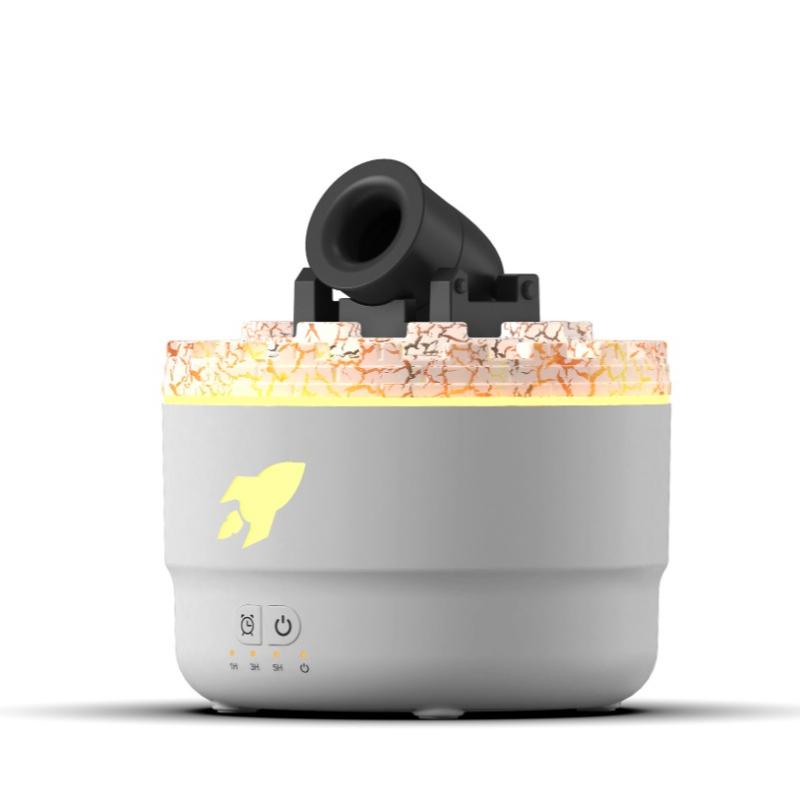 1 Pezzo Nuova Macchina per Aromaterapia a Batteria Vulcano con Anelli di Fumo Umidificatore Domestico Diffusore di Nebbia ad Alta Capacità Olio Essenziale