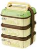 Skater Large Bento Box, Outdoor Lunch Box, 3-Tier, My Neighbor Totoro Field, Ghibli Design, 4.5L, P23