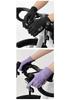 Touchscreen Non-Slip Full Finger Cycling Gloves for Men & Women - Warm, Velvet-Lined for Autumn/Winter, Ideal for Road & Mountain Biking