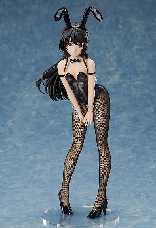 Rascal Does Not Dream of Bunny Girl Senpai Mai Sakurajima Bunny Scale Plastic Malovaná kompletní figurka Resella Ver. 1/4