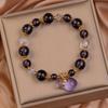 Fortune Bag Beaded Bracelet Pendant Lucky Fortune String Amethyst Female 1PC Fashion Jewlery Natural Stone  Accessories
