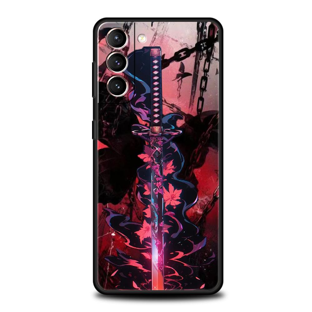 Handyhülle Cover für Samsung Galaxy S25 Edge S24 S23 S22 S20 S21 FE Ultra S10 S10E Plus 5G Weiches TPU Das Schwert Kreatives Muster