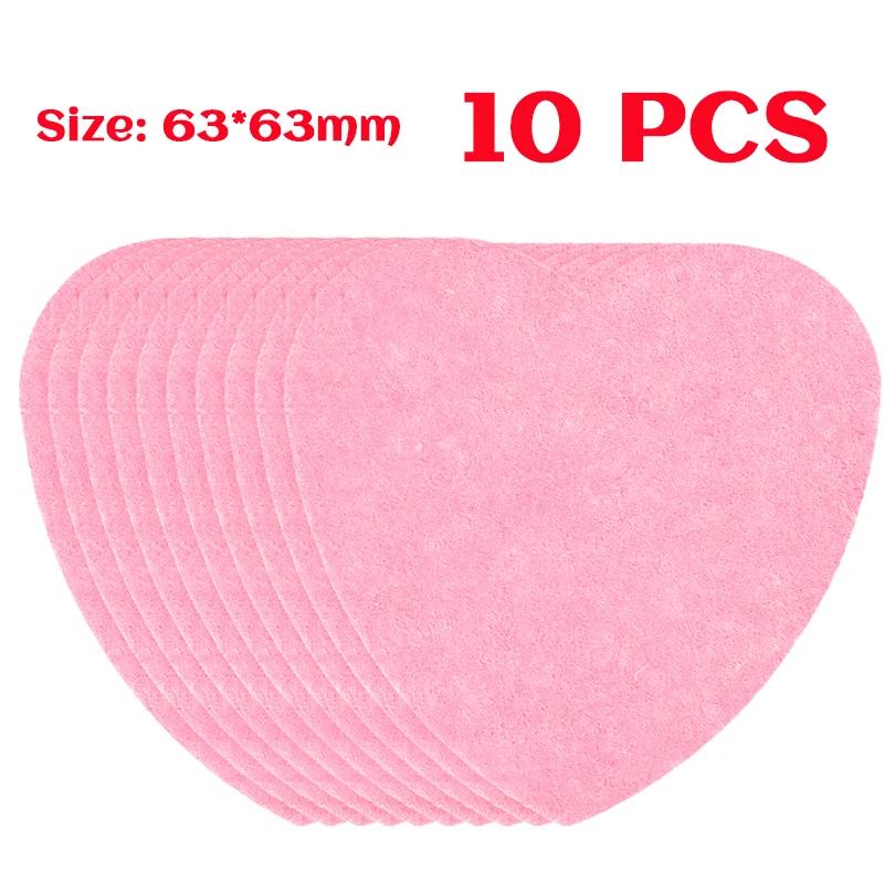 

10-200 шт. Спрессованные губки для лица в форме сердца из натуральной древесной целлюлозы и хлопка, подушечки для очищения лица, отшелушивающие для очищения, многоразовые