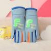 Kids' Waterproof Winter Gloves - Luminous Cartoon Dinosaur Design for Outdoor Sports & Snow Play