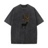 Crew Neck Daily Casual Crewneck Washed Tshirts Thanksgiving Day Casual Tops  Tees Special Pure Cotton Washed Tshirts Man