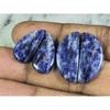 39Cts. Natural Blue Sodalite Pair Fancy Cabochon Loose Gemstone 2 Pair Lot B-130