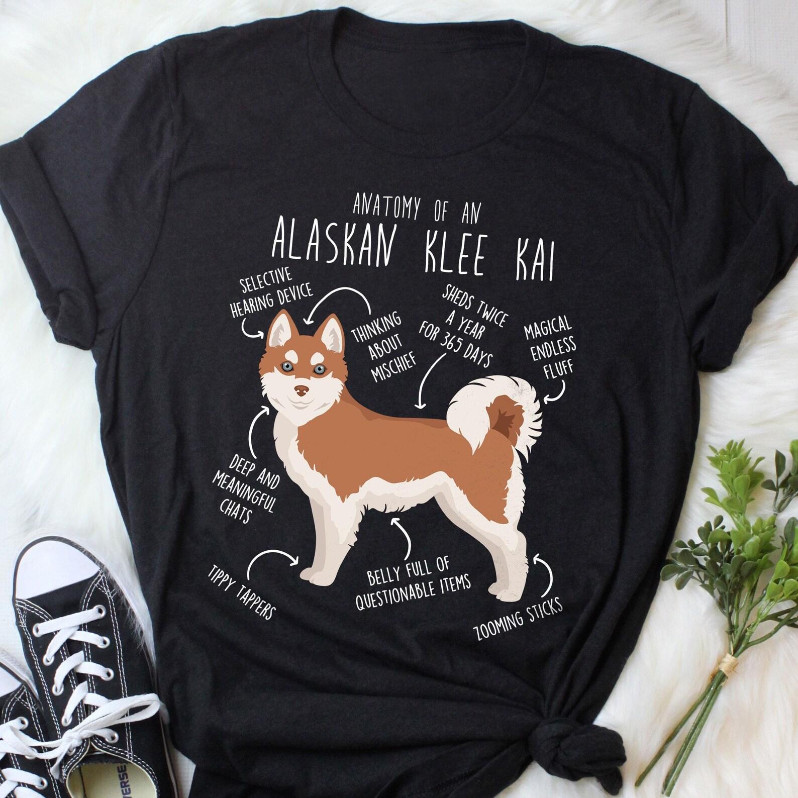 Alaskan Klee Kai Shirt, , , Cute Red Klee Kai T-shirt, Funny Dog Lover Gift, Pet Tee, Dog Mom, Dad, Gift For Him Her Top 100