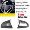 Car Accessories Interior Steering Wheel Decoration trim Case sticker For Chevrolet Orlando Cruze Trax Aveo Sonic Onix Cobalt
