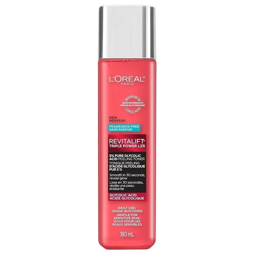 Real Paris Revitalift 5% Pure Glycolic Acid Peeling Toner Derm Intensive with Aloe Vera Reveals Smooth Skin Radiance Brighter