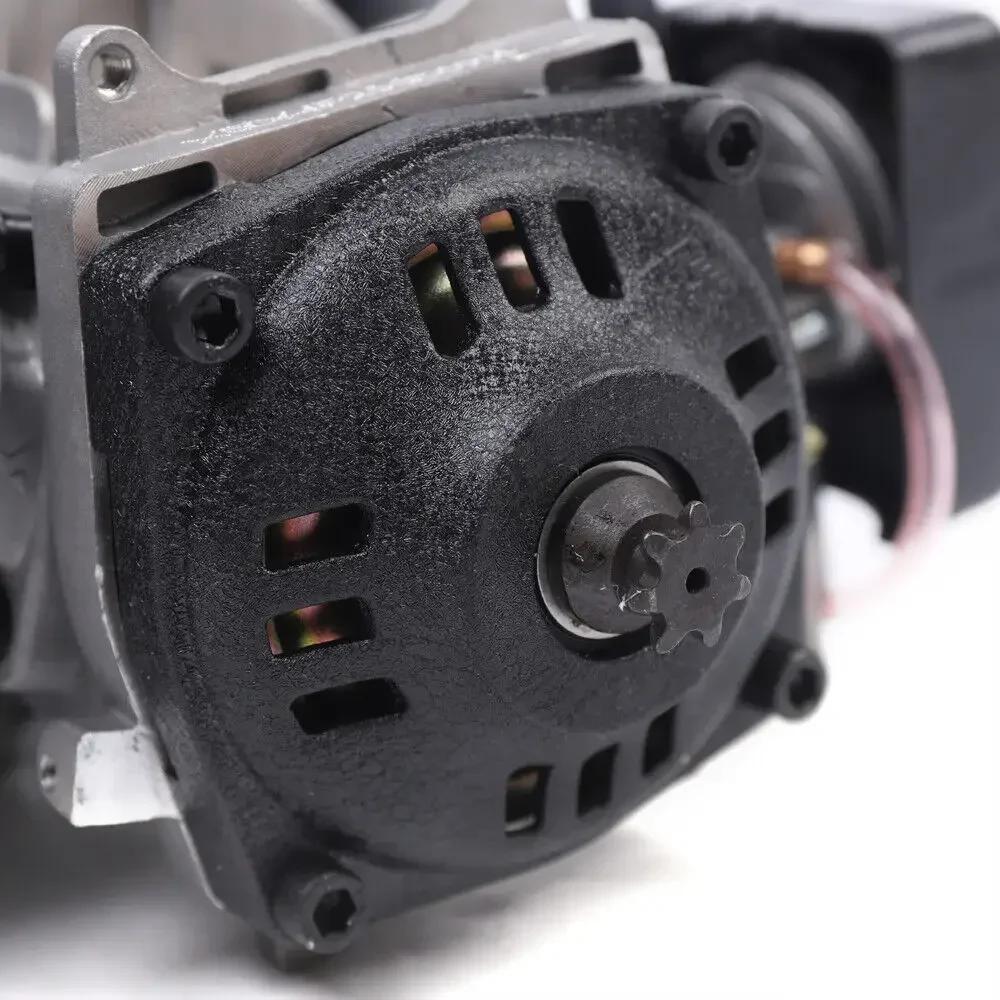 49CC Guaopom Benzínový motor, 2-taktní jednoválcový vzduchem chlazený plynový motor se startováním zatažením, sada motoru pro motocykl