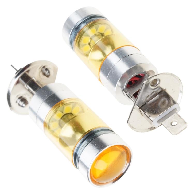 1000 Lumens Bright Light Bulbs LED Fog Lamp Bulb for Car H1 100W 20 LEDs DRL Driving Fog Light Bulbs Replacement