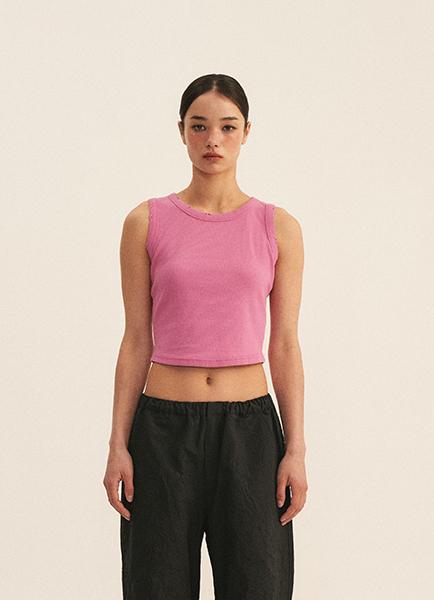 Mtot Vintage Cropeed Sleeveless (Pink)