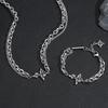 Dark Cross Necklace American Men's Versatile Niche Trend Does Not Fade Women's High-end Accessories Stacked Wear