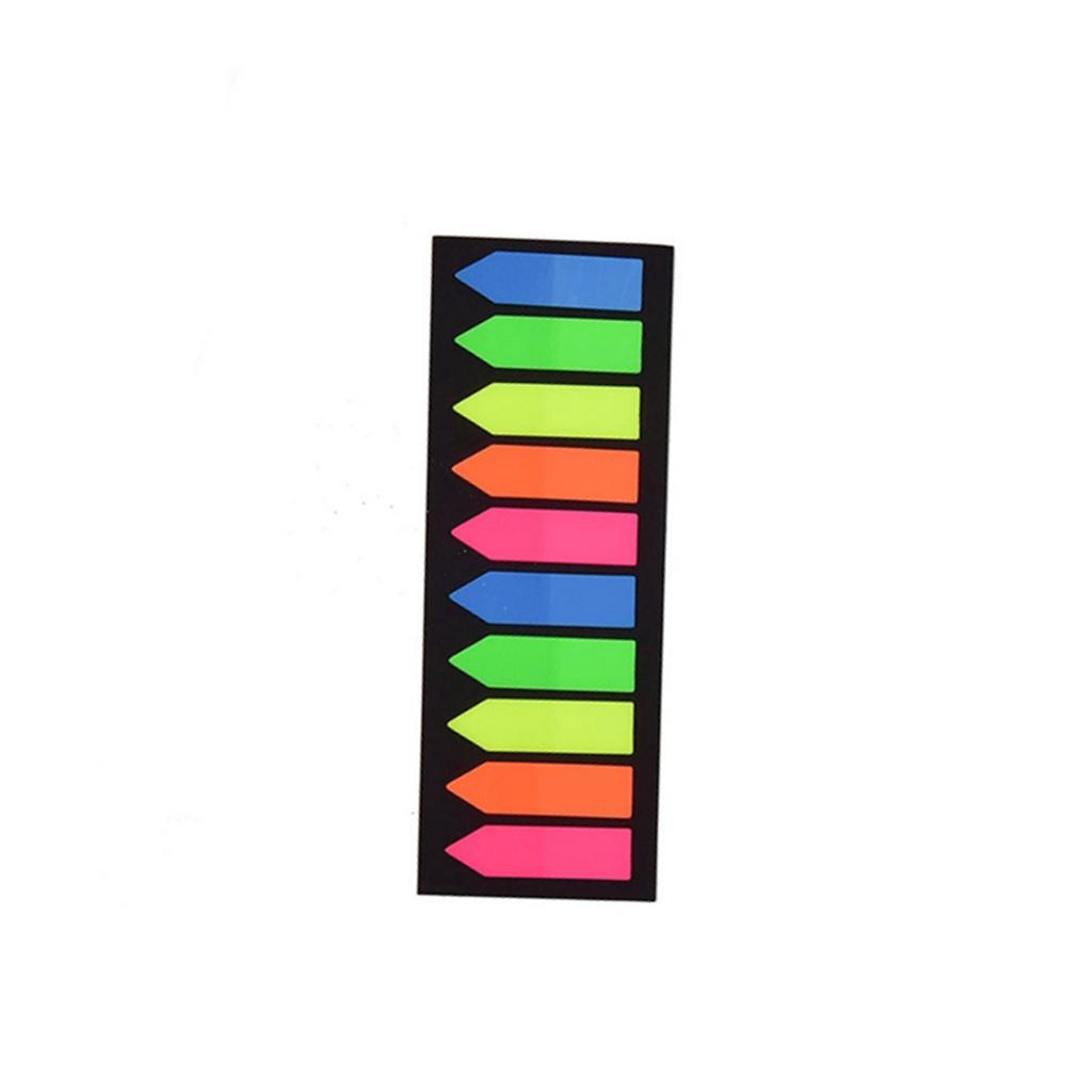 Colorful Home Office Paper Sticker Pads Transparent Notepad Notepad Fluorescent Note