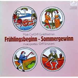 

LP Record CARL ORFF GUNILD KEETMAN Fruhlingsbeginn Sommergewinn 92199 MARCATO Germany Classical Used