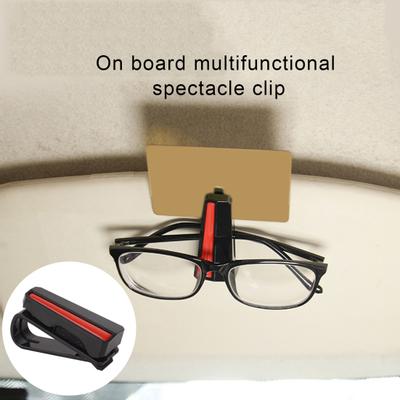 Car Sun Visor Ticket Credit Card PC Material Glasses Clip
