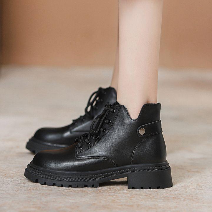 Martin Boots Women's 2025 Autumn and Winter New Women's Boots Spring and Autumn Single Boots Small Super Platform Short Boots Tide Ins