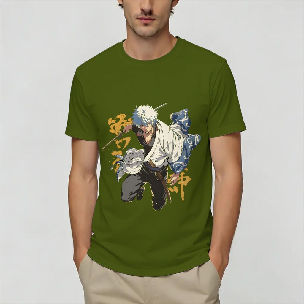 GGintamas T Shirt Unisex Cotton Amazing TShirt Round Neck Tees Short Sleeve Clothing Printed