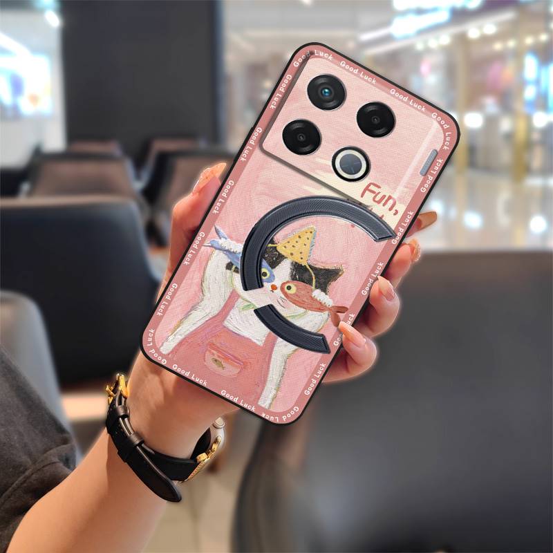 Phone Pouch Shockproof Phone Case For Infinix GT 20 Pro/X6871 Fashion Design Full Wrap Cute Silicone Graffiti Durable
