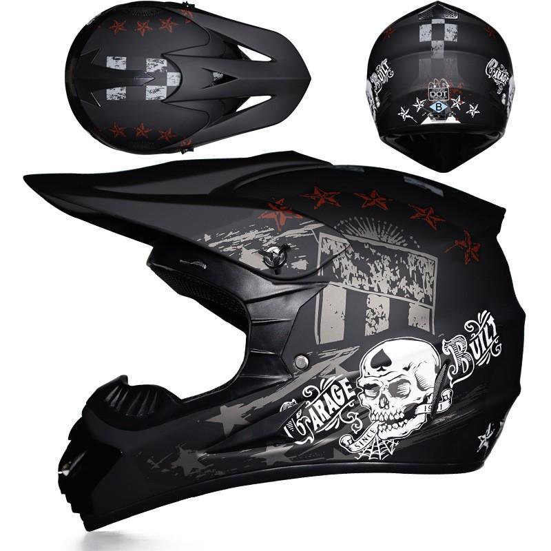 Full Face Mountain Bike Helmet Off-Road ATV Dirt Cycling Adult Unisex ABS Safety Gear