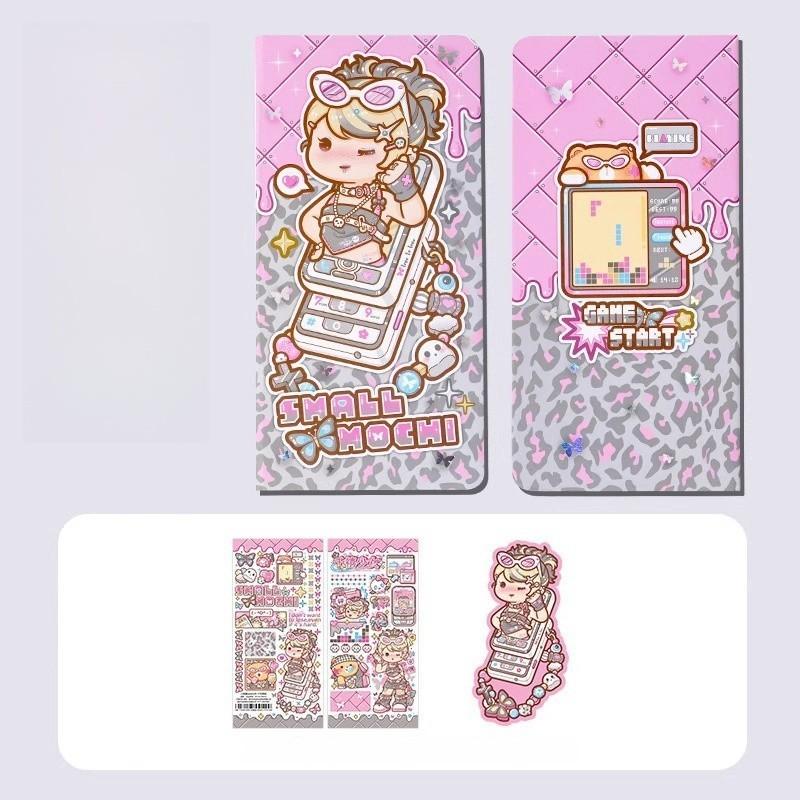 

Новий блокнот Little Potato Weeks Series Y2K Grid Notebook Cute Notebook Girl Heart сірий