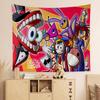 LE CIRCLE NUMÉRIQUE INCROYABLE Dessin Animé Tapisserie Colorée Accrochage Mural Hippie Fleur Tapis Muraux Décor de Dortoir Art Mural Décor