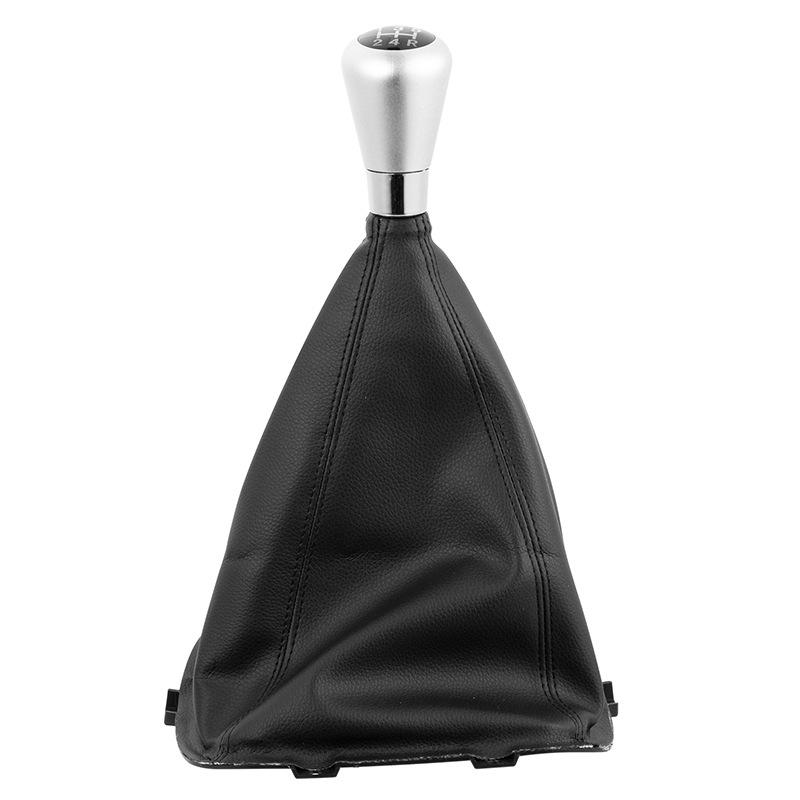 Leather Gear Lever Dust Cover for Great Wall H3 H5 - Silver Shift Handle Accessory
