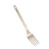 TOMSHOO Titanium Tableware Dinner Frok Cutlery Flatware for Home Outdoor Camping