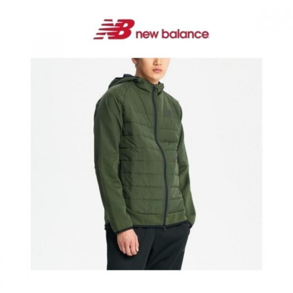 

New Balance Club Rw Fleece Lightweight Padded Jumper Nbmdd4s091 40 Green/105