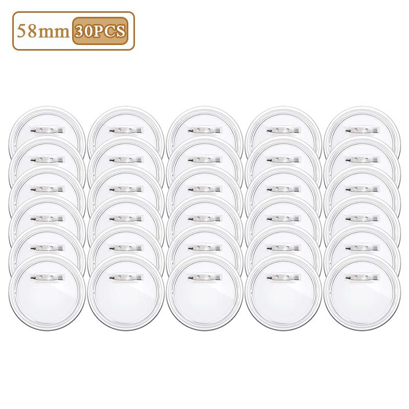 10/30/50 STUKS Ronde Badge Maakset DIY Speldknop Benodigdheden voor Aangepaste Broches Naamplaatjes Cosplay Evenement Feest Knutselmaterialen
