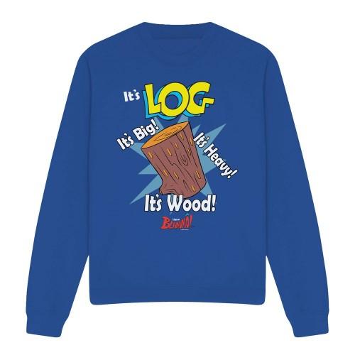 Ren & Stimpy Unisex Vuxen Det är Log Sweatshirt