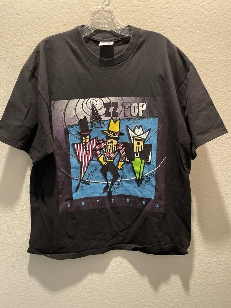 Vintage ZZ Top Antenna 1994 Tshirt 90s Rock Band  S5XL ZL307 FREE SHIPPING S