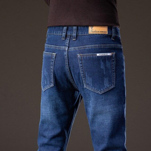 Warm Thick Skinny Jeans Korean Fashion 