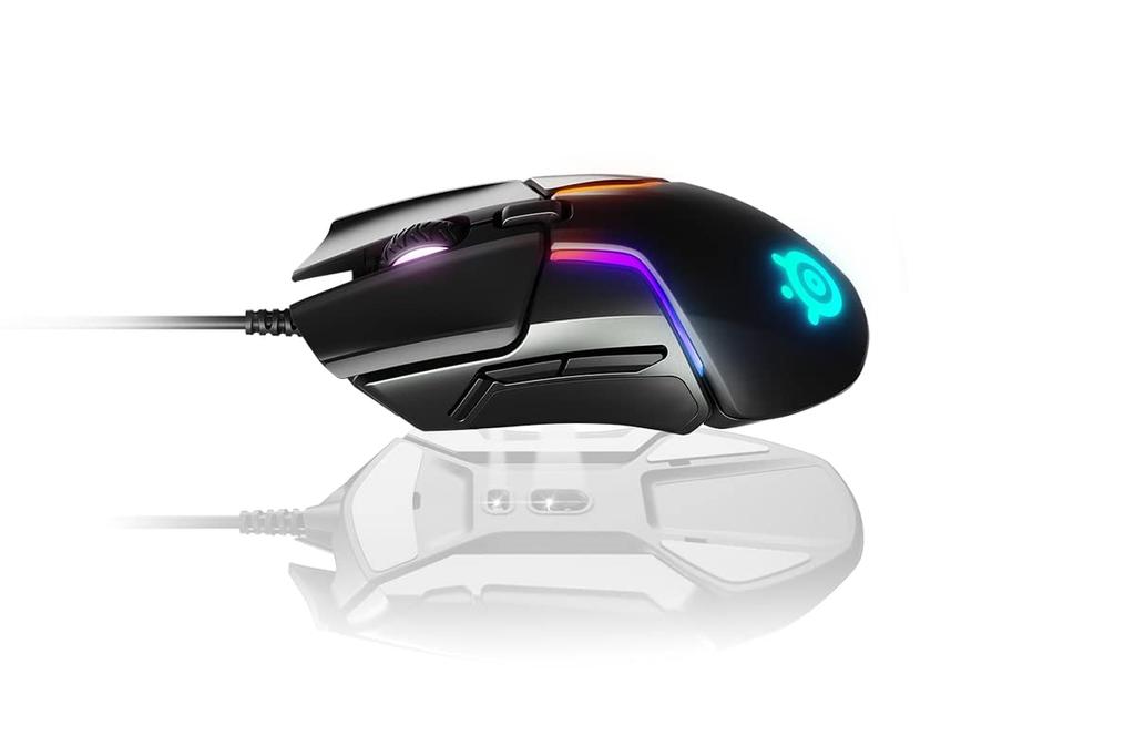 SteelSeries Gaming-Maus, kabelgebunden, Dual-Sensor für die Schwerkraftanpassung, ausgestattet mit ARM-Prozessor Rival 600 62446, Gewicht/Mitte 32-Bit