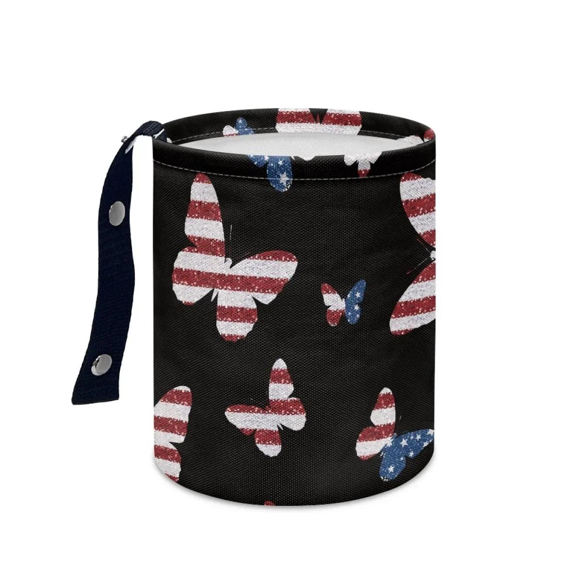 

Автомобильный мусорный бак, новый, цветы, мусорный ящик, мусорное ведро для кухни, кемпинга, аксессуары для салона автомобиля, автомобильный органайзер для мусора, автомобильный декор