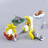 Tom Sleep And Jerry Pvc Animal Action Figures Model Toy Cartoon Decoration Gifts