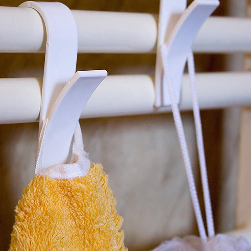 Bathroom Radiator Hanger for Heated Towel Radiator Rail Clothes Hanger Bath Hook Holder