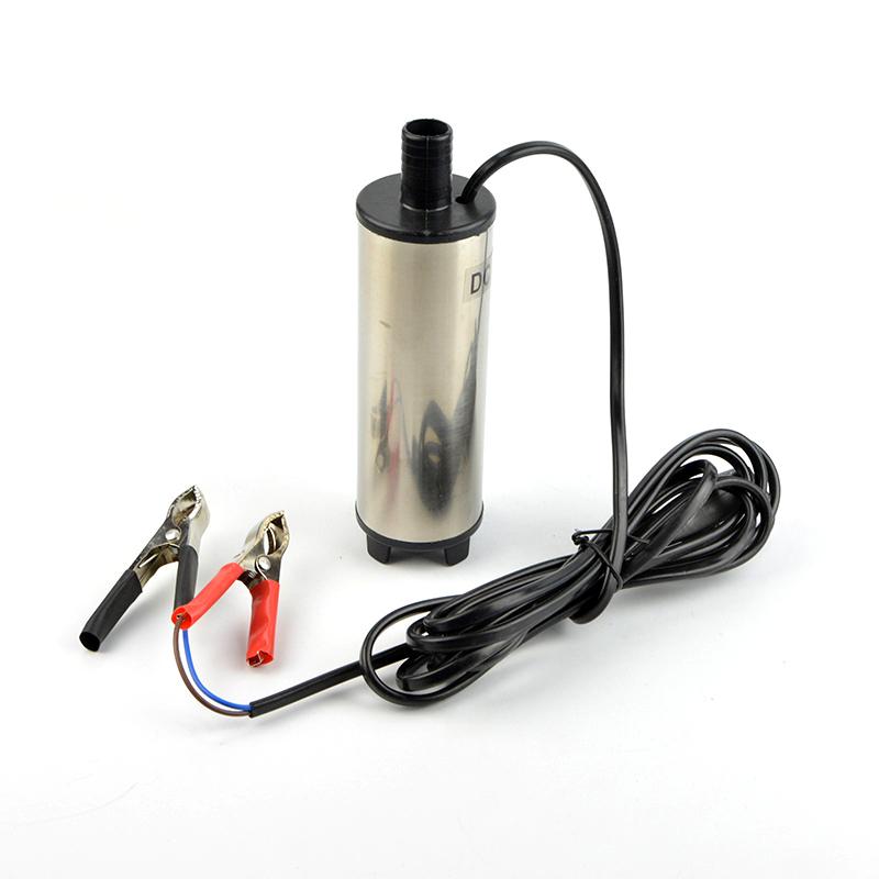 12v/24v Dc Electric Submersible Pump Fuel Transfer Pump Stainless Steel Shell 33l/min for Pumping