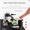 Alloy Motorcycle Model 1/14 Simulation Police Car Pull Back Activity with Light Music Motorcycle Toy Boy Children Gift Collection Ornaments