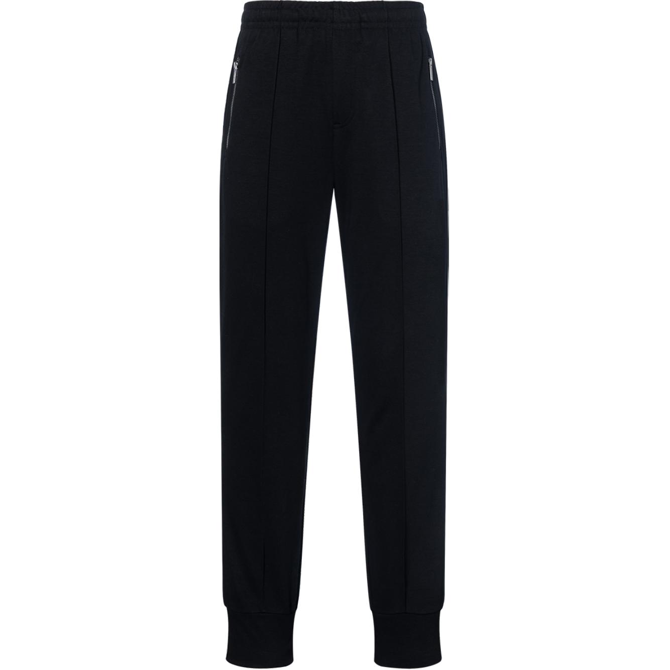 Emporio Armani FW21 Однотонные узкие вязаные спортивные штаны мужские 8N1P72-1JBTZ-0999 XL
