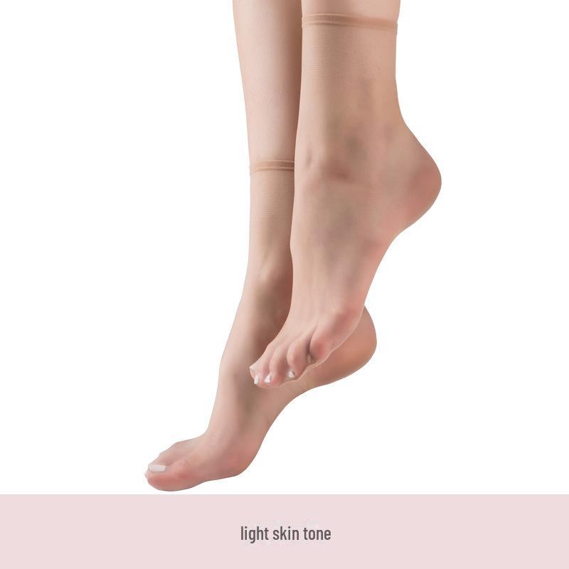 Landa Seamless Transparent Ultra-Thin Summer Women's Crystal Socks