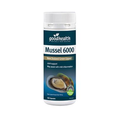 Good Health New Zealand Good Health Green Lipped Mussel 6000mg 100 Tablets, 100 Tablets, 1 Unit