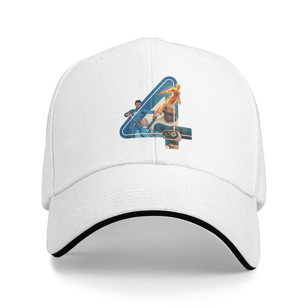 Summer Baseball Cap The Fantastic Four First Steps Movie 2025 Accessories For Unisex Golf Cap Casual  Snapback Cap Adjustable